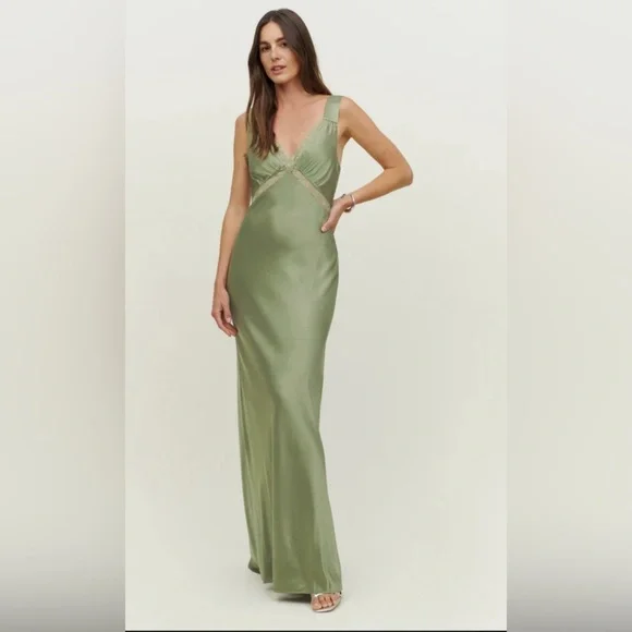 Reformation Chania Silk Dress Size XS - Picture 5 of 10